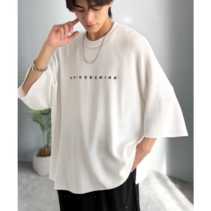 《JaVaジャバコラボ》Tシャツにはない品格を。ロゴプリントオーバーサイズサマー… | Classical Elf Men | 詳細画像3 