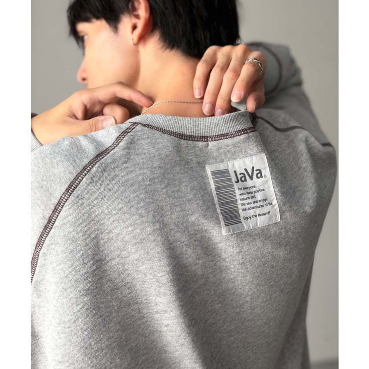 杢グレー×ブラウン | 《JaVaジャバコラボ》シンプルじゃ物足りない。配色ステッチで差をつける。配色ス… | Classical Elf Men