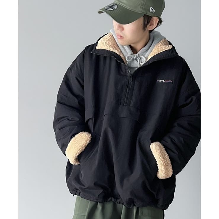 韓国 ノースフェイス ナイロン ボア リバーシブル ジャケット 異素材 Lサイズ