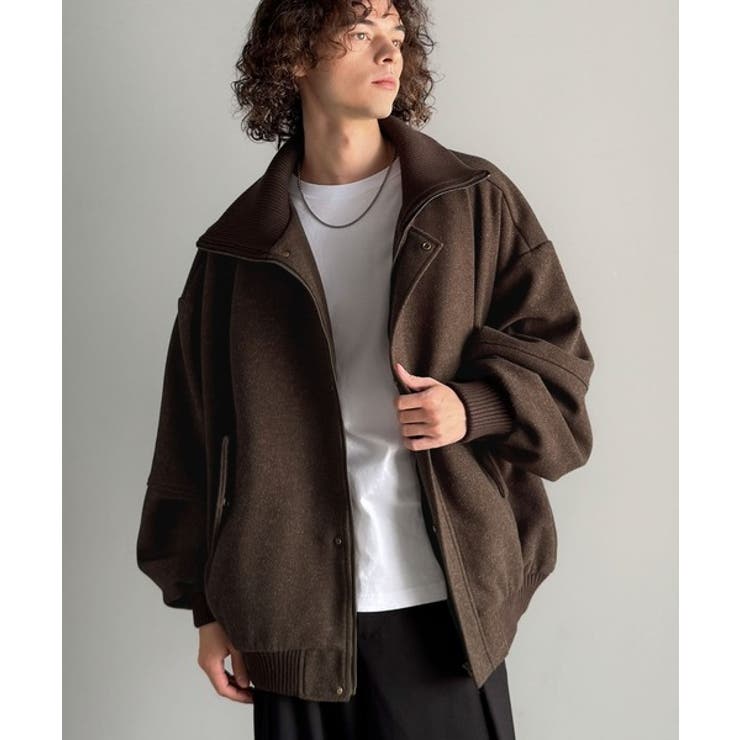 ブラウン | ビンテージ感のあるリブがアクセント。シンプルながら存在感のある一着。 | Classical Elf Men