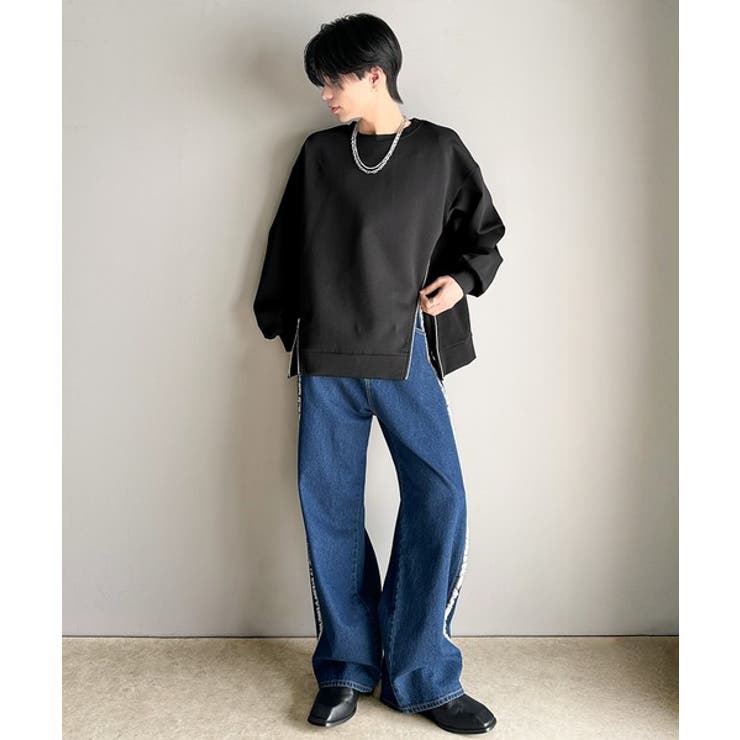 《Javaジャバコラボ》シンプルにお洒落を。アシメファスナーラウンドネックポンチ… | Classical Elf Men | 詳細画像18 