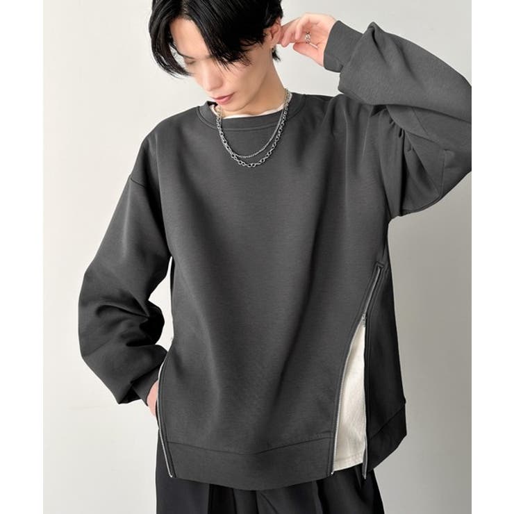 《Javaジャバコラボ》シンプルにお洒落を。アシメファスナーラウンドネックポンチ… | Classical Elf Men | 詳細画像19 