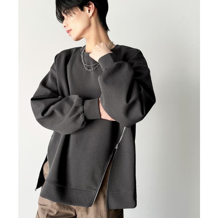 《Javaジャバコラボ》シンプルにお洒落を。アシメファスナーラウンドネックポンチ… | Classical Elf Men | 詳細画像21 