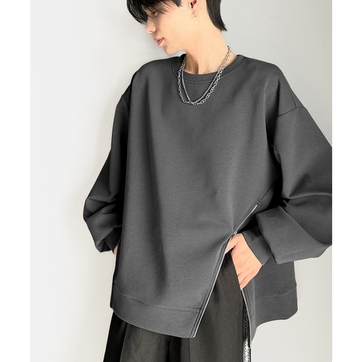 《Javaジャバコラボ》シンプルにお洒落を。アシメファスナーラウンドネックポンチ… | Classical Elf Men | 詳細画像23 