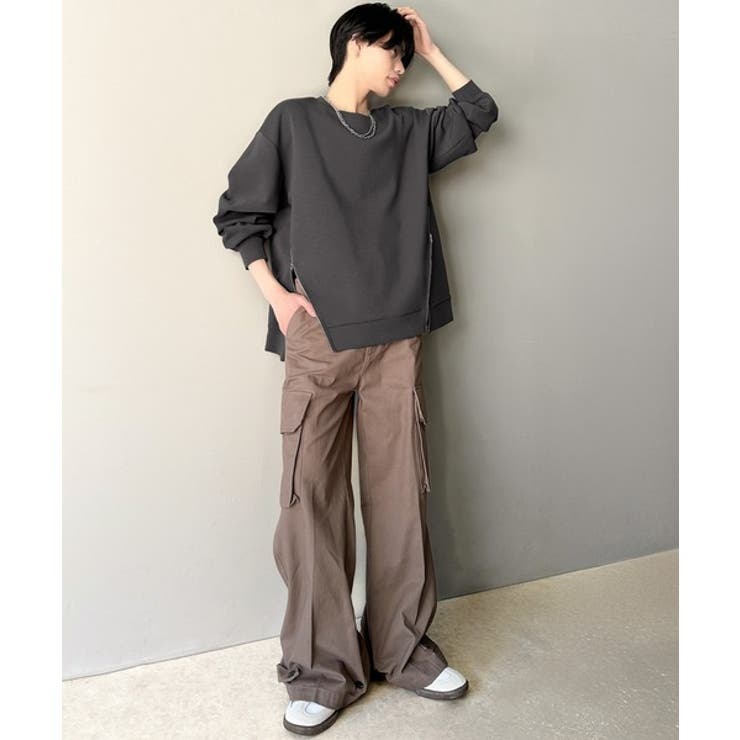 《Javaジャバコラボ》シンプルにお洒落を。アシメファスナーラウンドネックポンチ… | Classical Elf Men | 詳細画像24 