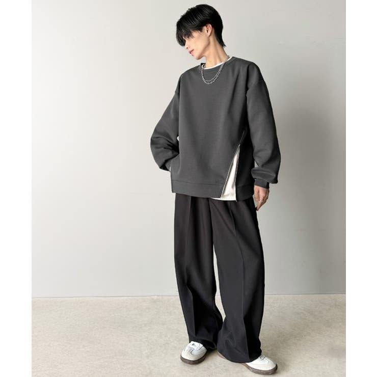 《Javaジャバコラボ》シンプルにお洒落を。アシメファスナーラウンドネックポンチ… | Classical Elf Men | 詳細画像25 