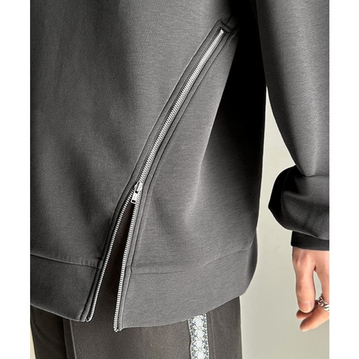 《Javaジャバコラボ》シンプルにお洒落を。アシメファスナーラウンドネックポンチ… | Classical Elf Men | 詳細画像30 