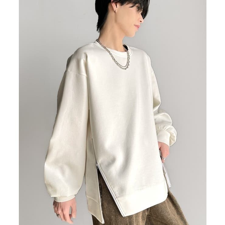 《Javaジャバコラボ》シンプルにお洒落を。アシメファスナーラウンドネックポンチ… | Classical Elf Men | 詳細画像6 