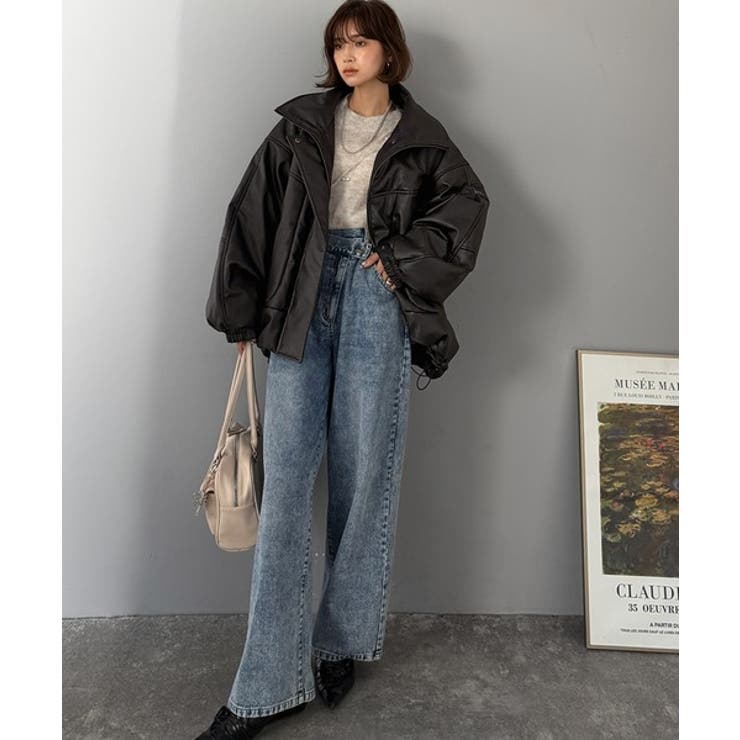 寒さ知らずの防寒力！高級感あふれる中綿フェイクレザーモンスターブルゾン | Classical Elf Men | 詳細画像15 