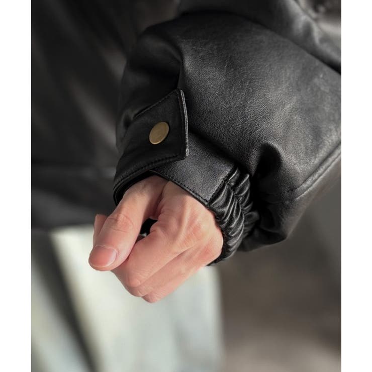 寒さ知らずの防寒力！高級感あふれる中綿フェイクレザーモンスターブルゾン | Classical Elf Men | 詳細画像21 