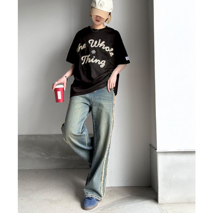 《JaVaジャバコラボ》】“トレンドを纏う”コード刺繍ロゴTシャツ(オーバーサイ… | Classical Elf Men | 詳細画像17 