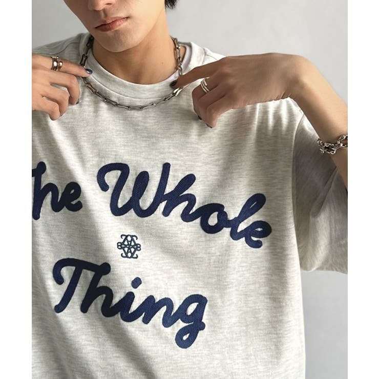 《JaVaジャバコラボ》】“トレンドを纏う”コード刺繍ロゴTシャツ(オーバーサイ… | Classical Elf Men | 詳細画像25 