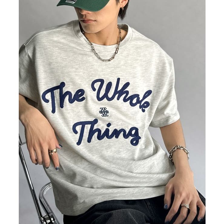 《JaVaジャバコラボ》】“トレンドを纏う”コード刺繍ロゴTシャツ(オーバーサイ… | Classical Elf Men | 詳細画像28 