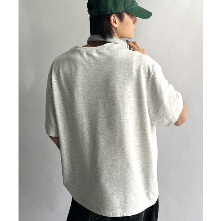 《JaVaジャバコラボ》】“トレンドを纏う”コード刺繍ロゴTシャツ(オーバーサイ… | Classical Elf Men | 詳細画像30 