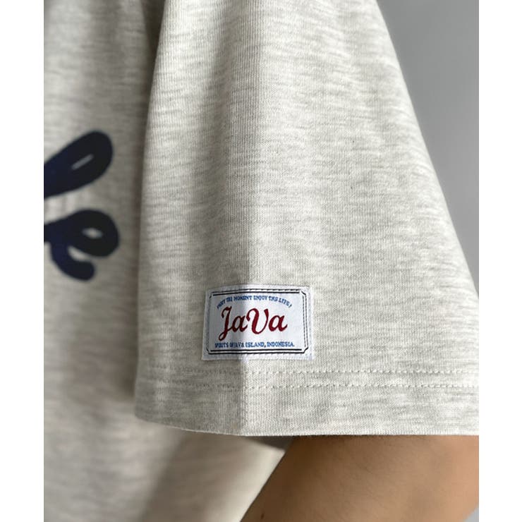 《JaVaジャバコラボ》】“トレンドを纏う”コード刺繍ロゴTシャツ(オーバーサイ… | Classical Elf Men | 詳細画像35 