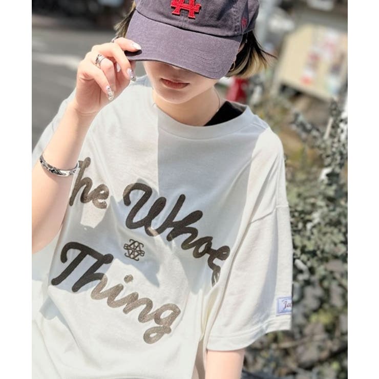 《JaVaジャバコラボ》】“トレンドを纏う”コード刺繍ロゴTシャツ(オーバーサイ… | Classical Elf Men | 詳細画像3 