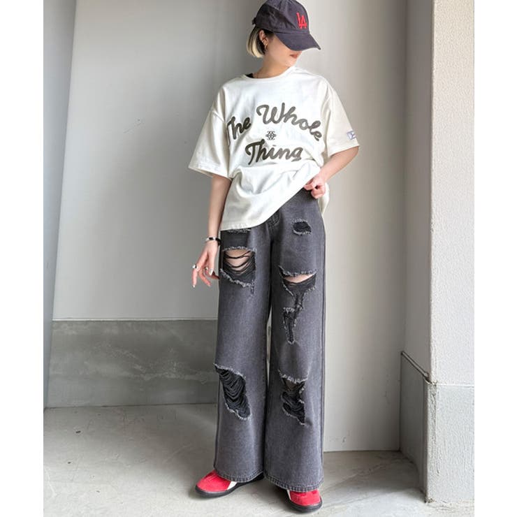 《JaVaジャバコラボ》】“トレンドを纏う”コード刺繍ロゴTシャツ(オーバーサイ… | Classical Elf Men | 詳細画像4 