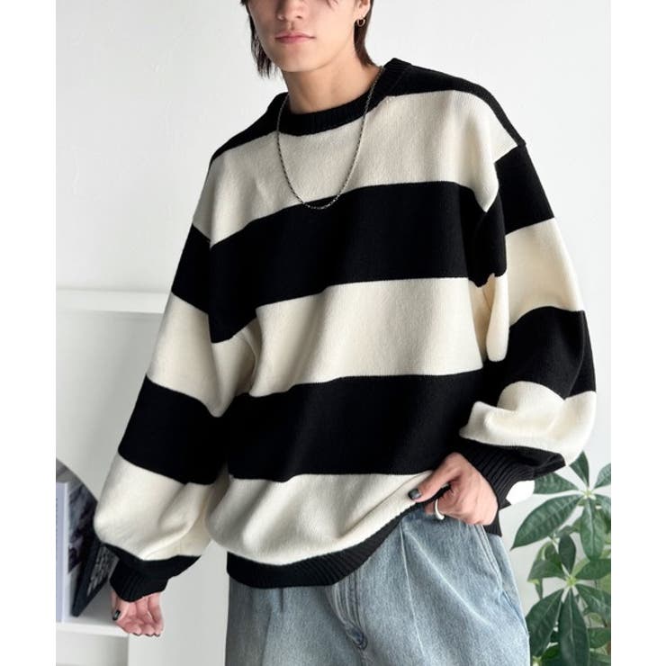 ゆったりながらも存在感抜群！ボリュームスリーブオーバーサイズニット | Classical Elf Men | 詳細画像17 