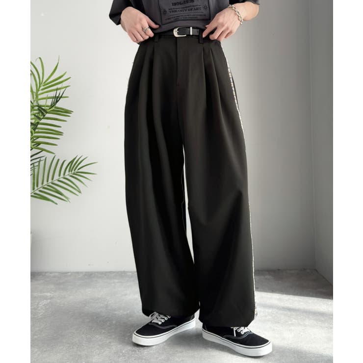 《JaVaジャバコラボ》こなれ感、抜群。裾ドロスト付きジャカードブレードツータッ… | Classical Elf Men | 詳細画像8 