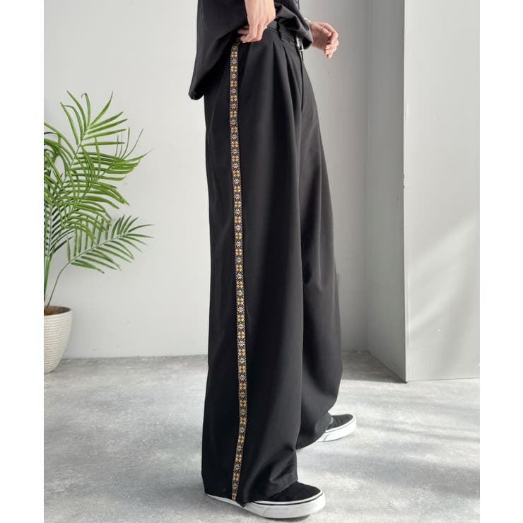 《JaVaジャバコラボ》こなれ感、抜群。裾ドロスト付きジャカードブレードツータッ… | Classical Elf Men | 詳細画像9 