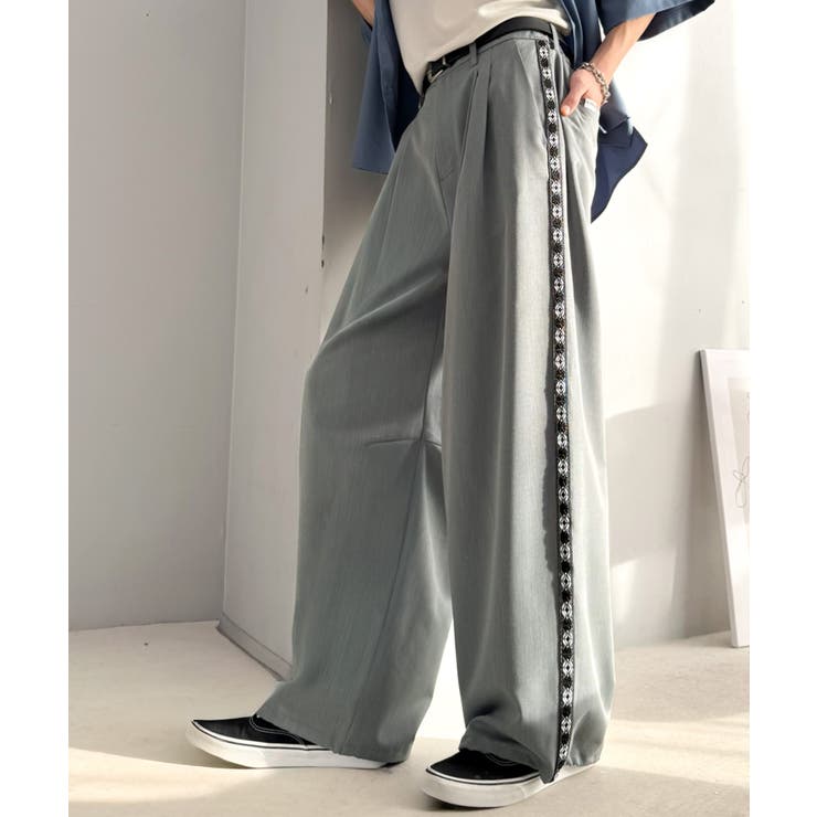 《JaVaジャバコラボ》こなれ感、抜群。裾ドロスト付きジャカードブレードツータッ… | Classical Elf Men | 詳細画像14 