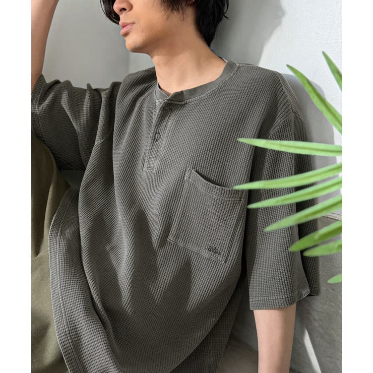 《JaVaジャバコラボ》「古着っぽい」がちょうどいい。綿100％ワッフル ピグメ… | Classical Elf Men | 詳細画像15 