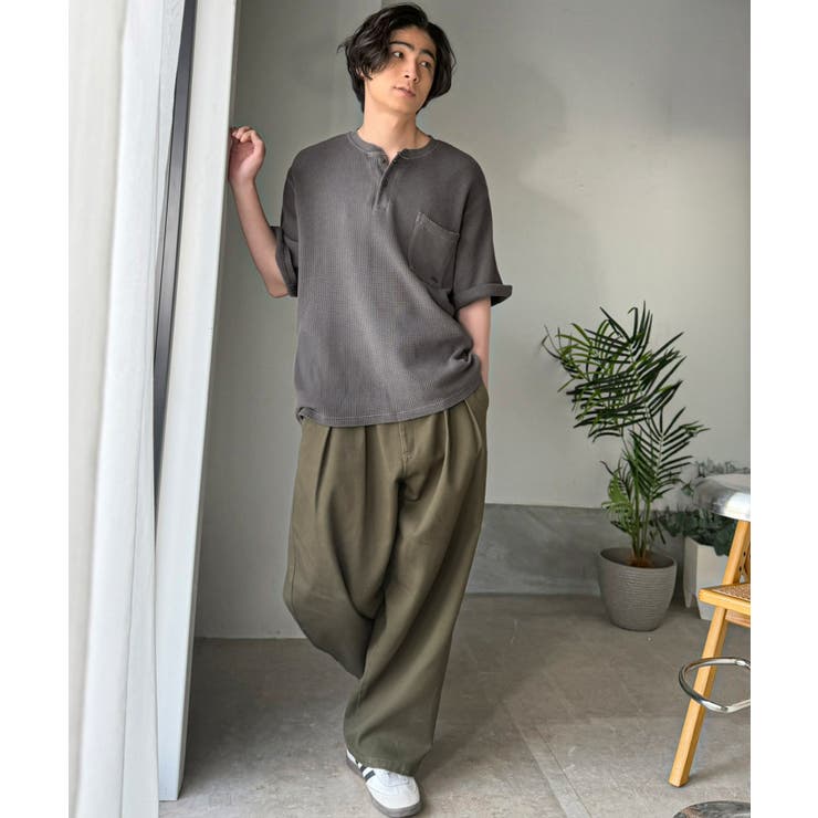 《JaVaジャバコラボ》「古着っぽい」がちょうどいい。綿100％ワッフル ピグメ… | Classical Elf Men | 詳細画像18 