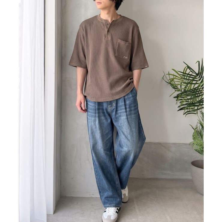《JaVaジャバコラボ》「古着っぽい」がちょうどいい。綿100％ワッフル ピグメ… | Classical Elf Men | 詳細画像25 