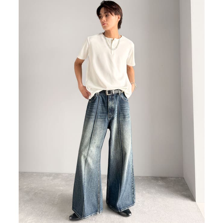 《JaVaジャバコラボ》大人のほどよいルーズ感。ヴィンテージ加工ピンタック入りフ… | Classical Elf Men | 詳細画像12 