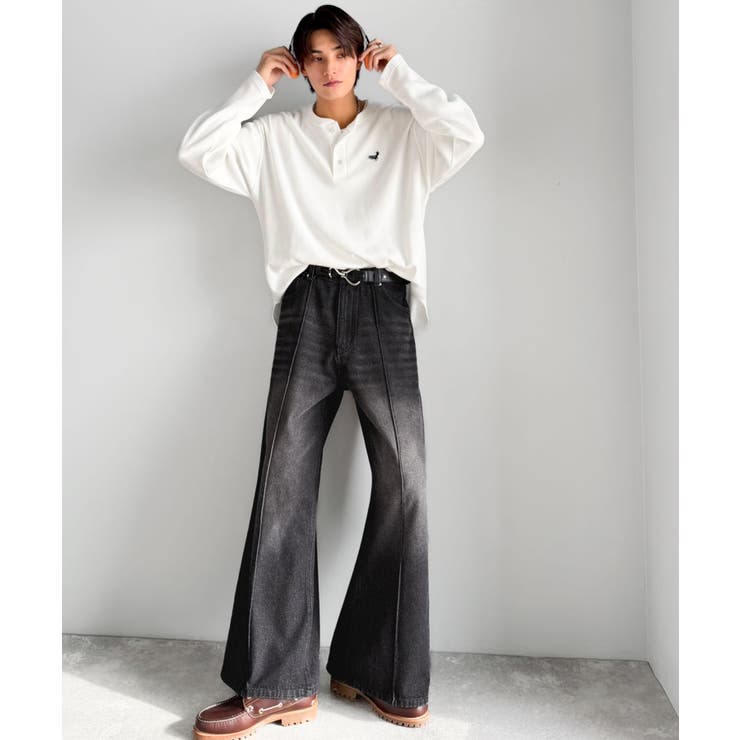 《JaVaジャバコラボ》大人のほどよいルーズ感。ヴィンテージ加工ピンタック入りフ… | Classical Elf Men | 詳細画像4 