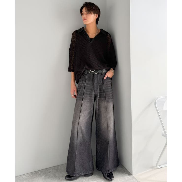 《JaVaジャバコラボ》大人のほどよいルーズ感。ヴィンテージ加工ピンタック入りフ… | Classical Elf Men | 詳細画像7 