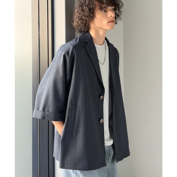 《JaVaジャバコラボ》主役級！アンティーク釦使いストライプ柄ヘリンボン生地シャ… | Classical Elf Men | 詳細画像22 