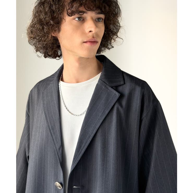 《JaVaジャバコラボ》主役級！アンティーク釦使いストライプ柄ヘリンボン生地シャ… | Classical Elf Men | 詳細画像29 