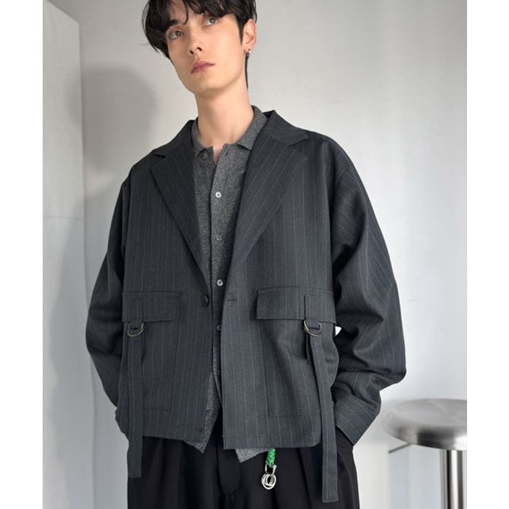 《JaVaジャバコラボ》シャツ感覚で羽織れる「軽アウター」ショート丈ポケットデザ… | Classical Elf Men | 詳細画像11 