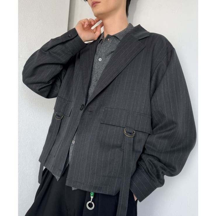 《JaVaジャバコラボ》シャツ感覚で羽織れる「軽アウター」ショート丈ポケットデザ… | Classical Elf Men | 詳細画像13 