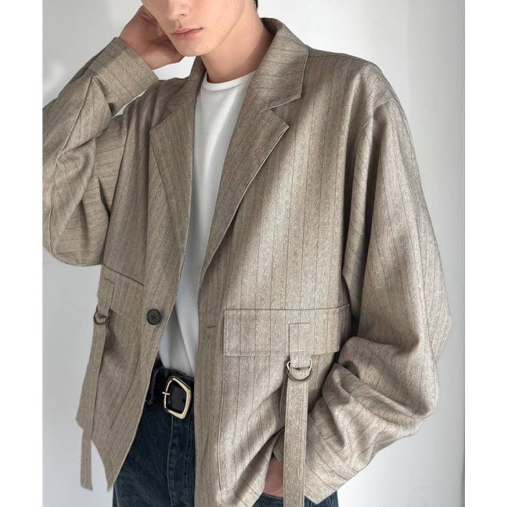 《JaVaジャバコラボ》シャツ感覚で羽織れる「軽アウター」ショート丈ポケットデザ… | Classical Elf Men | 詳細画像1 