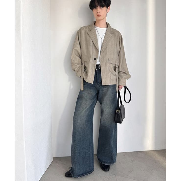 《JaVaジャバコラボ》シャツ感覚で羽織れる「軽アウター」ショート丈ポケットデザ… | Classical Elf Men | 詳細画像3 