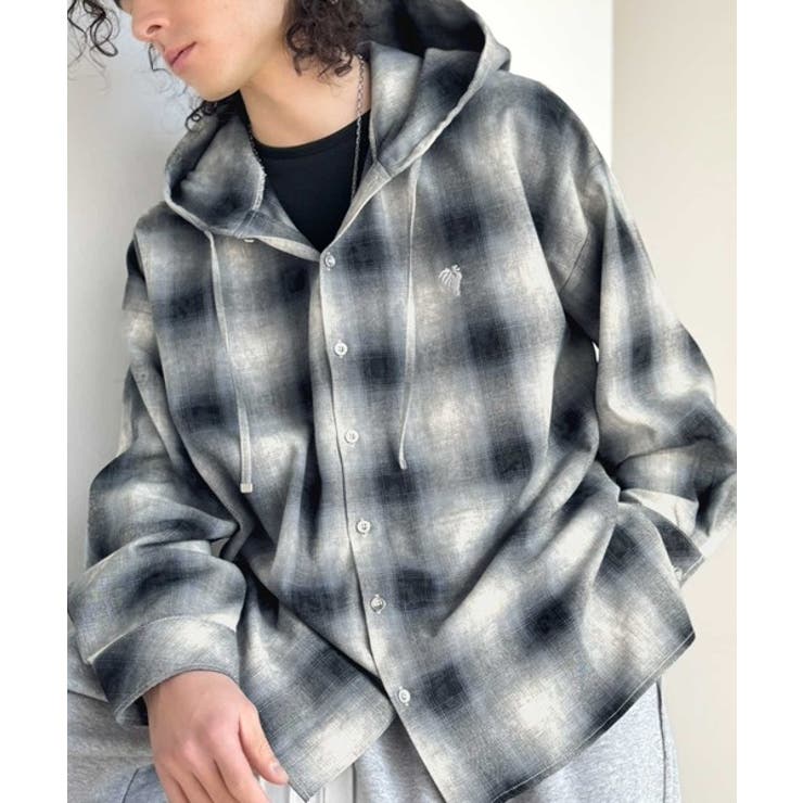 《JaVaジャバコラボ》フードが醸す洗練された遊び心。ヴィンテージ風チェック柄シ… | Classical Elf Men | 詳細画像13 