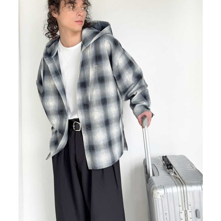 《JaVaジャバコラボ》フードが醸す洗練された遊び心。ヴィンテージ風チェック柄シ… | Classical Elf Men | 詳細画像17 