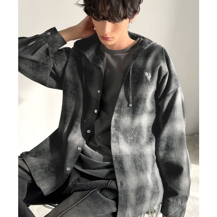 《JaVaジャバコラボ》フードが醸す洗練された遊び心。ヴィンテージ風チェック柄シ… | Classical Elf Men | 詳細画像2 