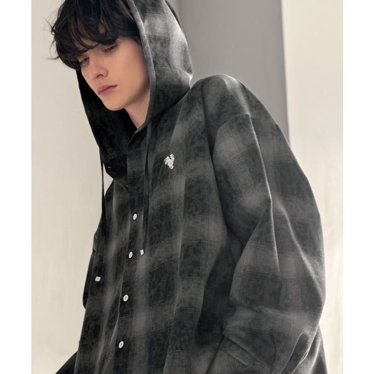 《JaVaジャバコラボ》フードが醸す洗練された遊び心。ヴィンテージ風チェック柄シ… | Classical Elf Men | 詳細画像3 