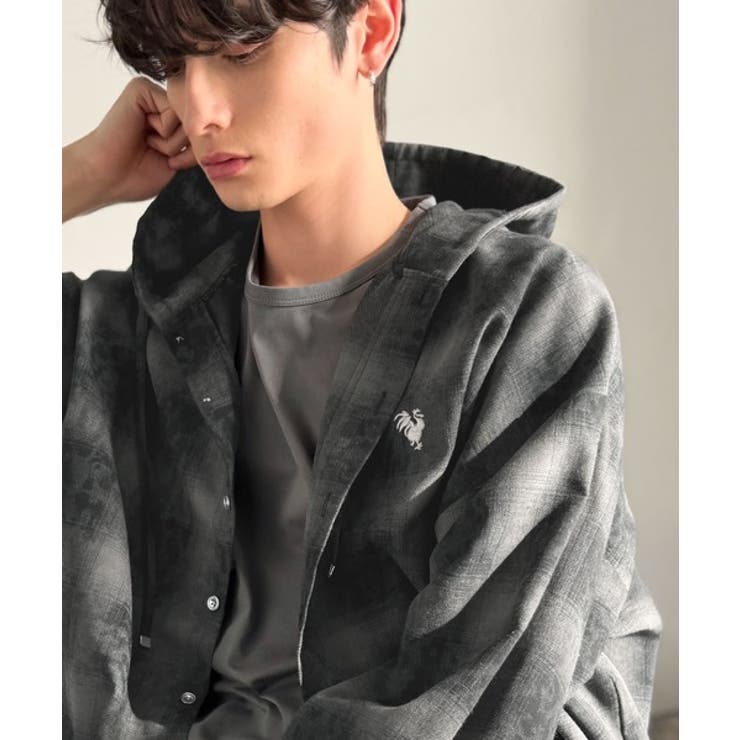 《JaVaジャバコラボ》フードが醸す洗練された遊び心。ヴィンテージ風チェック柄シ… | Classical Elf Men | 詳細画像5 