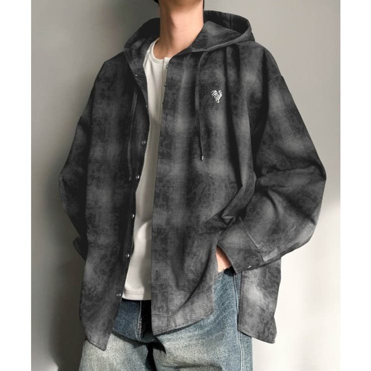 《JaVaジャバコラボ》フードが醸す洗練された遊び心。ヴィンテージ風チェック柄シ… | Classical Elf Men | 詳細画像6 