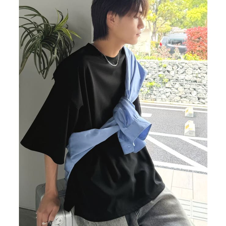 《JaVaジャバコラボ》【接触冷感 UVカット機能付き】シャリ生地で夏も快適！胸… | Classical Elf Men | 詳細画像16 