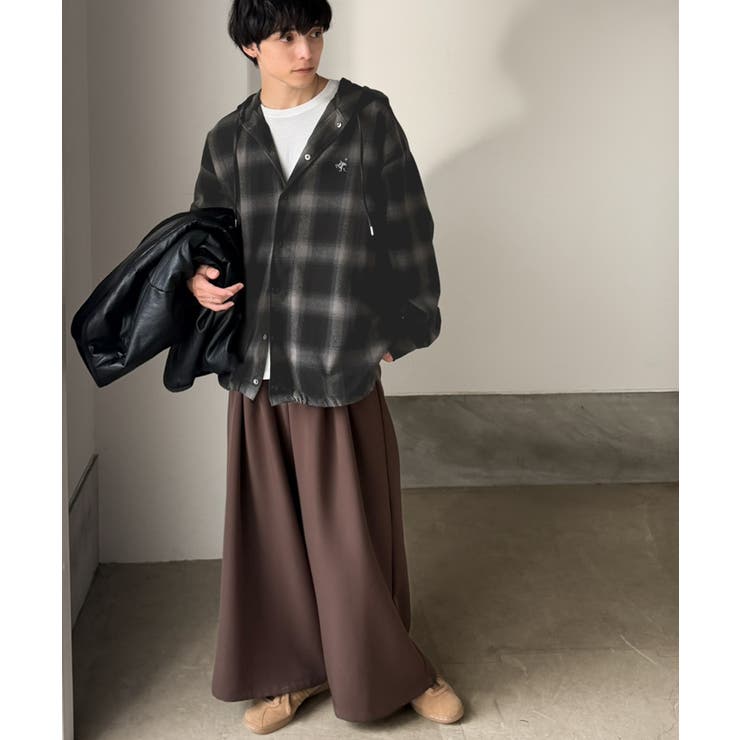 《JaVaジャバコラボ》羽織りに迷う日の、最適解。綿100％起毛素材 フード付き… | Classical Elf Men | 詳細画像14 