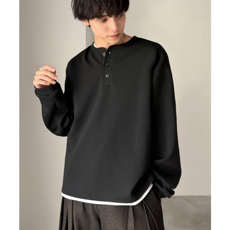 《JaVaコラボ》ラフに着るほど、サマになる。ダンボール素材ヘンリーネックTシャ… | Classical Elf Men | 詳細画像14 