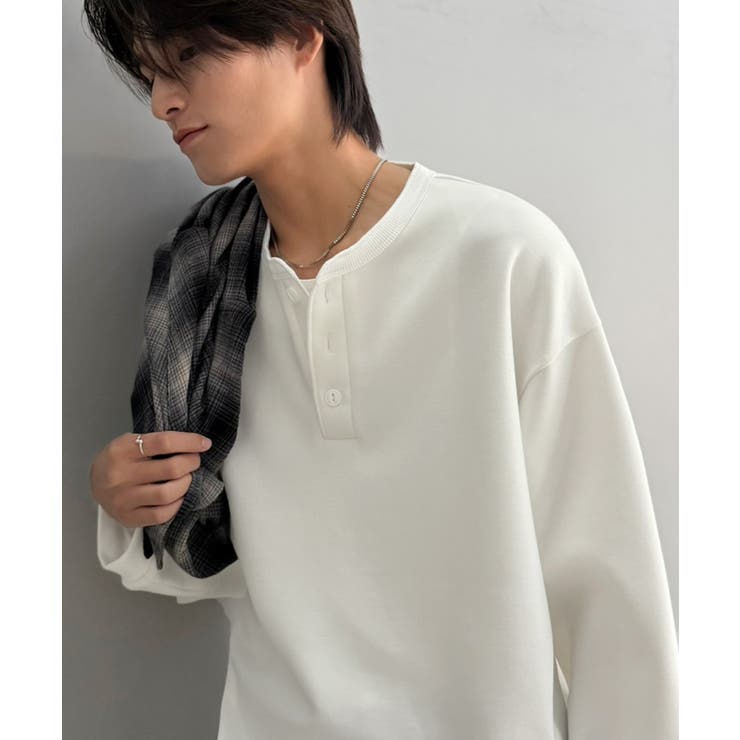 《JaVaコラボ》ラフに着るほど、サマになる。ダンボール素材ヘンリーネックTシャ… | Classical Elf Men | 詳細画像3 