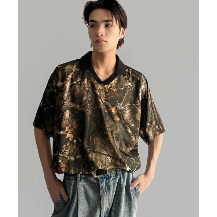 《JaVaジャバコラボ》ラインストーン使い総柄ゲーム半袖Tシャツ | Classical Elf Men | 詳細画像10 