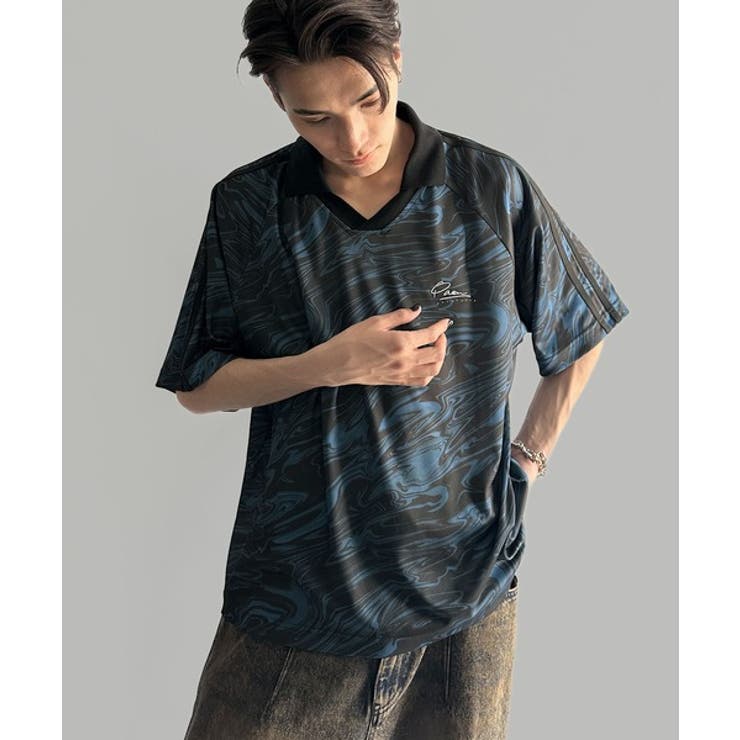 《JaVaジャバコラボ》ラインストーン使い総柄ゲーム半袖Tシャツ | Classical Elf Men | 詳細画像20 