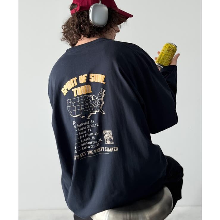 《JaVaジャバコラボ》「前後抜かりなし。」綿100%レコード盤レトロツアーロゴ… | Classical Elf Men | 詳細画像31 